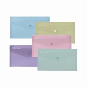 Teczka kopertowa DL pastel mix (5szt). Wydawca: Snopake. Multiszop.pl Opakowanie Teczka kopertowa DL pastel mix (5szt)