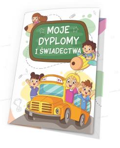 Opakowanie Teczka moje dyplomy - Autobus 5szt