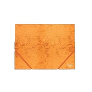 Opakowanie Teczka na gumkę A4 kartonowa pomarańczowa