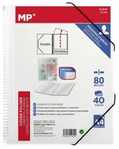 Opakowanie Teczka na spirali A4 z 40 koszulkami z gumką