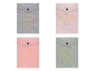 Opakowanie Teczka na zatrzask M A6 PP Lux mix Tie