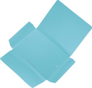 Opakowanie Teczka skrzydłowa z gumką błękitna
