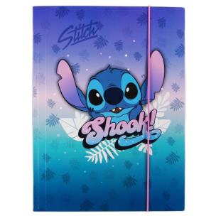 Opakowanie Teczka tekturowa A4 z gumką DISNEY CORE Stitch wzór 2