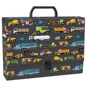 Opakowanie Teczka twarda A4 z rączką pojazdy