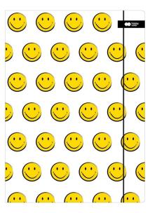 Opakowanie Teczka z gumką A+ Fun biała HAPPY COLOR