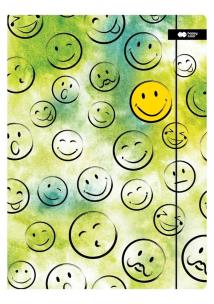 Opakowanie Teczka z gumką A+ Smile zielona HAPPY COLOR