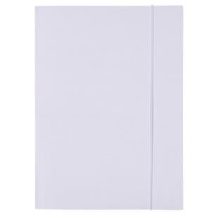 Teczka z gumką A4 biała. Wydawca: Office. Multiszop.pl Opakowanie Teczka z gumką A4 biała