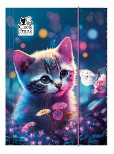 Opakowanie Teczka z gumką A4 Cleo i Frank 43 (Kot) DERFORM