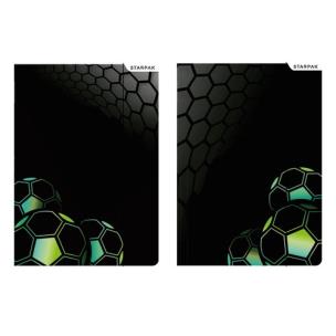 Opakowanie Teczka z gumką A4 Football 10 sztuk mix