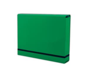 Okładka książki Teczka z gumką A4 Lux zielona pastelowa TT6761