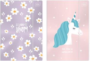 Opakowanie Teczka z gumką A4+ Metallic Girls (10szt)