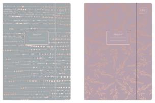 Opakowanie Teczka z gumką A4+ Metallic Rose Gold (10szt)