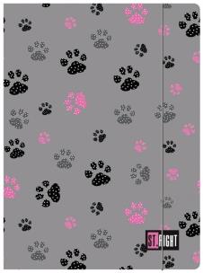 Opakowanie Teczka z gumką A4 Paws