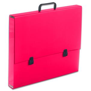Opakowanie Teczka z rączką A3 wąska 2 cm Penmate róż malinowy
