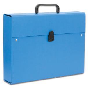Opakowanie Teczka z rączką A4 maxi plus Lux PCV Penmate niebieska