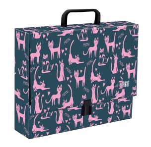 Opakowanie Teczka z rączką A4 ST.RIGHT Lazy Cats