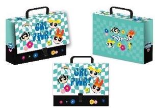 Teczka z rączką walizeczka Atomówki. Wydawca: Beniamin. Multiszop.pl Opakowanie Teczka z rączką walizeczka Atomówki