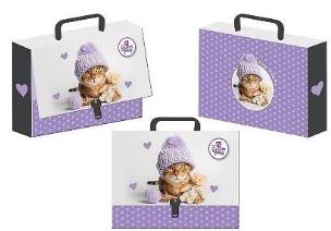 Teczka z rączką walizeczka The sweet pets Kot. Wydawca: Beniamin. Multiszop.pl Opakowanie Teczka z rączką walizeczka The sweet pets Kot