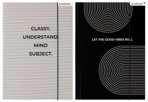 Opakowanie Teczka zgumką A4 Black&White