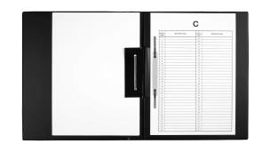 Opakowanie Teczki do Akt Osobowych blaszki + wąsy czarny