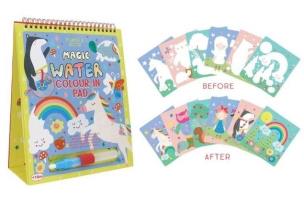 Tęczowe Wróżki Kolorowanka Wodna z Pisakiem 6 kart. Wydawca: Floss & Rock. Multiszop.pl Opakowanie Tęczowe Wróżki Kolorowanka Wodna z Pisakiem 6 kart