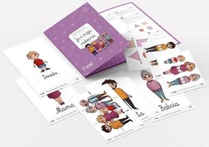 Teczucha Malucha cz.2 Ja i moja rodzina. Autor: Marlena Chlabicz, Ewa Tymińska-Jaraszkiewicz. Multiszop.pl Okładka książki Teczucha Malucha cz.2 Ja i moja rodzina