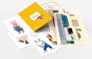 Teczucha Malucha cz.4 W domu. Autor: Marlena Chlabicz, Ewa Tymińska-Jaraszkiewicz. Multiszop.pl Okładka książki Teczucha Malucha cz.4 W domu