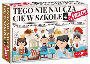 Tego nie nauczą cię w szkole 4 o Świecie. Wydawca: Kangur. Multiszop.pl Opakowanie Tego nie nauczą cię w szkole 4 o Świecie