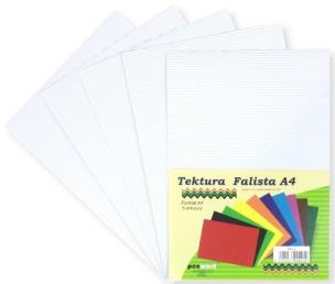 Opakowanie Tektura A4 falista biała 5szt