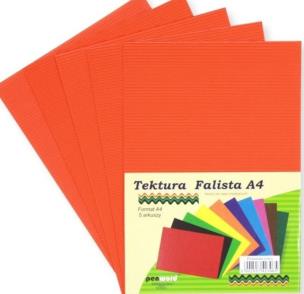 Opakowanie Tektura A4 falista pomarańczowa 5szt
