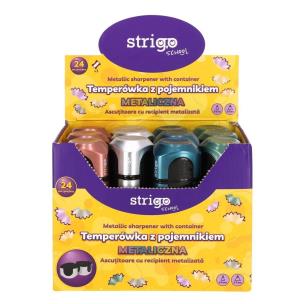 Opakowanie Temperówka na trzy grubości z pojemnikiem (24szt)