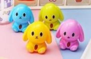 Opakowanie Temperówka z pojemniczkiem. Króliczek MIX