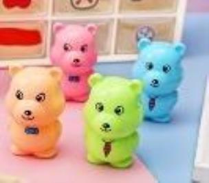 Opakowanie Temperówka z pojemniczkiem. Miś MIX