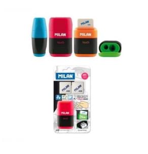 Opakowanie Temperówko-gumka Compact mix +2 gumki 430 MILAN