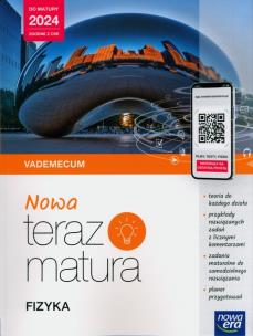 Teraz matura 2023 Fizyka Vademecum zakres rozszerzony 2023/24. Autor: 2023/24. Multiszop.pl Okładka książki Teraz matura 2023 Fizyka Vademecum zakres rozszerzony 2023/24