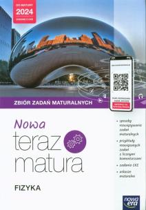 Teraz matura 2023 Fizyka zbiór zadań maturalnych zakres rozszerzony 2023/24. Autor: Zb.zad.matural. 2023/24. Multiszop.pl Okładka książki Teraz matura 2023 Fizyka zbiór zadań maturalnych zakres rozszerzony 2023/24
