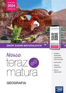 Teraz matura 2023 Geografia zbiór zadań maturalnych zakres rozszerzony 2023/24. Autor: Zb.zad.matural. 2023/24. Multiszop.pl Okładka książki Teraz matura 2023 Geografia zbiór zadań maturalnych zakres rozszerzony 2023/24