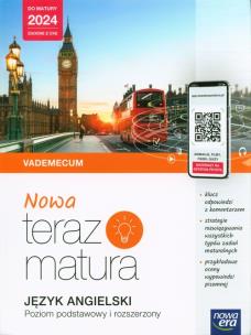 Teraz matura 2023 Język angielski Vademecum zakres podstawowy i rozszerzony 2023/24. Autor: 2023/24. Multiszop.pl Okładka książki Teraz matura 2023 Język angielski Vademecum zakres podstawowy i rozszerzony 2023/24