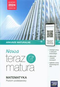 Teraz matura 2023 Matematyka arkusze maturalne zakres podstawowy 2023/24. Autor: 2023/24. Multiszop.pl Okładka książki Teraz matura 2023 Matematyka arkusze maturalne zakres podstawowy 2023/24
