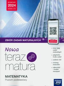 Teraz matura 2023 Matematyka zbiór zadań maturalnych zakres podstawowy 2023/24. Autor: Zb.zad.matural. 2023/24. Multiszop.pl Okładka książki Teraz matura 2023 Matematyka zbiór zadań maturalnych zakres podstawowy 2023/24