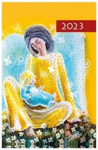 Opakowanie Terminarz 2023 B7 Kolorowy anioł