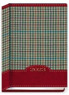 Opakowanie Terminarz 2023 B7 Kolorowy kratka czerwona
