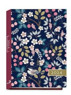 Opakowanie Terminarz 2024 A5 dzienny kolorowy kwiaty