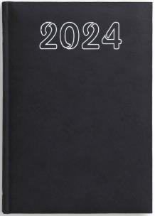 Opakowanie Terminarz 2024 B6 dzienny - czarny
