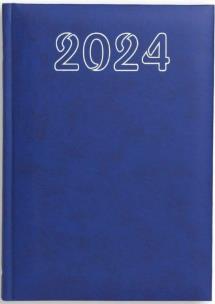Opakowanie Terminarz 2024 B6 dzienny - niebieski