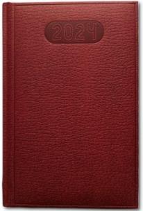 Opakowanie Terminarz 2024 B6 dzienny Print specjal bordowy