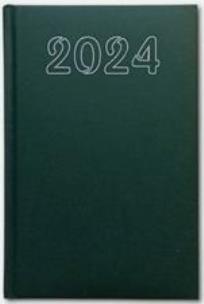 Opakowanie Terminarz 2024 B6 dzienny - zielony