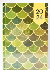 Opakowanie Terminarz 2024 dzienny A5 laminowany MIX
