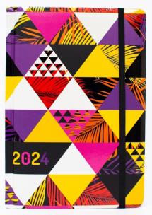 Opakowanie Terminarz 2024 dzienny A5 z gumką MIX