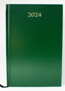 Opakowanie Terminarz 2024 dzienny B6 Divas zielony
